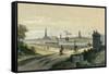 Brussels Railway-null-Framed Stretched Canvas