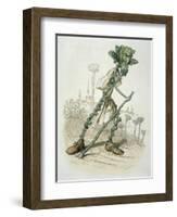 Brussels Sprouts and Historic Persons in Brabantle-Amedee Varin-Framed Giclee Print