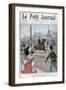 Brussels to Ostend Horse Race, 1902-null-Framed Giclee Print
