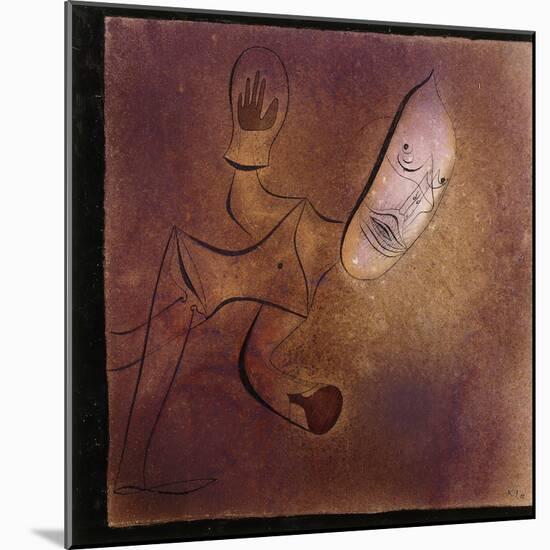 Brutal Pierrot-Paul Klee-Mounted Premium Giclee Print