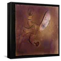 Brutal Pierrot-Paul Klee-Framed Stretched Canvas