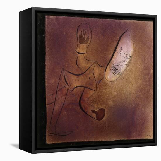 Brutal Pierrot-Paul Klee-Framed Stretched Canvas