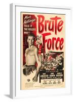 Brute Force, Burt Lancaster, Yvonne De Carlo, 1947-null-Framed Art Print