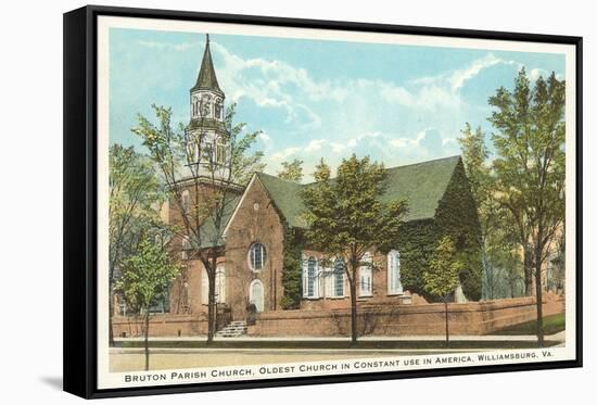 Bruton Parish Church, Williamsburg, Virginia-null-Framed Stretched Canvas
