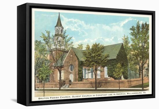 Bruton Parish Church, Williamsburg, Virginia-null-Framed Stretched Canvas