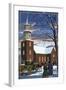 Bruton Parish - Williamsburg, Virginia-Lantern Press-Framed Art Print