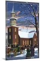 Bruton Parish - Williamsburg, Virginia-Lantern Press-Mounted Art Print