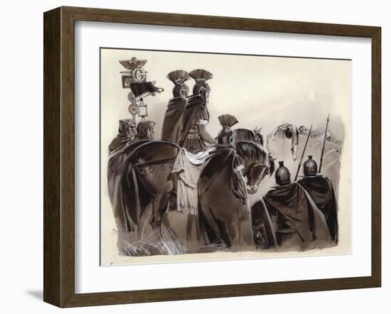 Brutus and Cassius Dead-Angus Mcbride-Framed Giclee Print