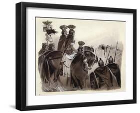 Brutus and Cassius Dead-Angus Mcbride-Framed Giclee Print