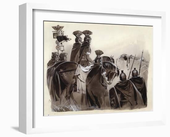 Brutus and Cassius Dead-Angus Mcbride-Framed Giclee Print