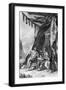 Brutus and Cassius in Brutus's Tent, Act IV Scene III from "Julius Caesar" by William Shakespeare-Francis Hayman-Framed Giclee Print