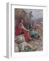 Brutus and His Companions after the Battle of Philippi-William Rainey-Framed Giclee Print