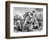 Brutus Commits Suicide-Hermann Vogel-Framed Art Print