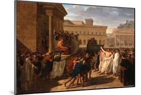 Brutus Listening to the Ambassadors from the Tarquins, c.1815-Louis Lafitte-Mounted Giclee Print
