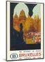 Bruxelles (Brussels) Belgium - Is Reached Best by Railway-Frank H^ Mason-Mounted Art Print