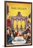 Bruxelles Cinquieme Foire Commerciale Poster-Willy Thiriar-Framed Giclee Print