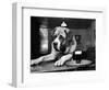 Bryan the St. Bernard Dog Enjoys a Pint, February 1956-null-Framed Photographic Print