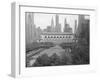 Bryant Park Looking toward Public Library-Philip Gendreau-Framed Premium Photographic Print