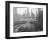 Bryant Park Looking toward Public Library-Philip Gendreau-Framed Photographic Print