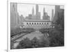 Bryant Park Looking toward Public Library-Philip Gendreau-Framed Photographic Print