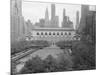 Bryant Park Looking toward Public Library-Philip Gendreau-Mounted Photographic Print