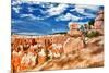 Bryce Amphitheater - Utah - Bryce Canyon National Park - United States-Philippe Hugonnard-Mounted Premium Photographic Print