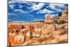 Bryce Amphitheater - Utah - Bryce Canyon National Park - United States-Philippe Hugonnard-Mounted Photographic Print