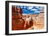 Bryce Amphitheater - Utah - Bryce Canyon National Park - United States-Philippe Hugonnard-Framed Photographic Print