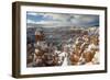 Bryce Canyon Amphitheater, Bryce Canyon NP in Snow, Utah-Howie Garber-Framed Photographic Print