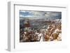 Bryce Canyon Amphitheater, Bryce Canyon NP in Snow, Utah-Howie Garber-Framed Photographic Print