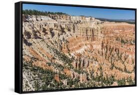 Bryce Canyon Amphitheater from Bryce Point-Michael Nolan-Framed Stretched Canvas