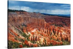 Bryce Canyon from Inspiration Point, Utah-Geraint Tellem-Stretched Canvas