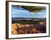 Bryce Canyon National Park, Colourful Rock Pinnacles, Hoodoos at Inspiration Point, Utah-Christian Kober-Framed Photographic Print