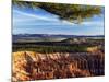 Bryce Canyon National Park, Colourful Rock Pinnacles, Hoodoos at Inspiration Point, Utah-Christian Kober-Mounted Photographic Print