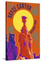 Bryce Canyon National Park - Psychedelic-Lantern Press-Stretched Canvas