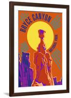 Bryce Canyon National Park - Psychedelic-Lantern Press-Framed Art Print