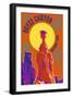 Bryce Canyon National Park - Psychedelic-Lantern Press-Framed Art Print