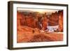 Bryce Canyon National Park, Utah - Thors Hammer Sunrise-Lantern Press-Framed Art Print