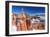 Bryce Canyon National Park, Utah - Thors Hammer Winter-Lantern Press-Framed Art Print