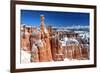 Bryce Canyon National Park, Utah - Thors Hammer Winter-Lantern Press-Framed Art Print