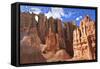 Bryce Canyon National Park, Utah - Wall of Windows-Lantern Press-Framed Stretched Canvas