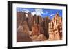 Bryce Canyon National Park, Utah - Wall of Windows-Lantern Press-Framed Art Print