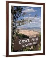 Bryce Point, Bryce Canyon National Park, Utah, United States of America, North America-Richard Maschmeyer-Framed Photographic Print