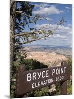 Bryce Point, Bryce Canyon National Park, Utah, United States of America, North America-Richard Maschmeyer-Mounted Photographic Print