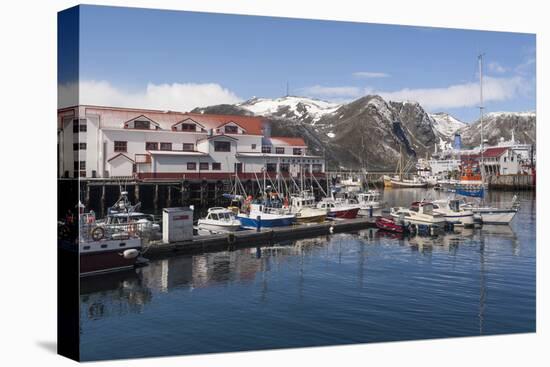 Brygge, Honningsvag, Finnmark, Norway, Scandinavia, Europe-Rolf Richardson-Stretched Canvas