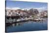 Brygge, Honningsvag, Finnmark, Norway, Scandinavia, Europe-Rolf Richardson-Stretched Canvas