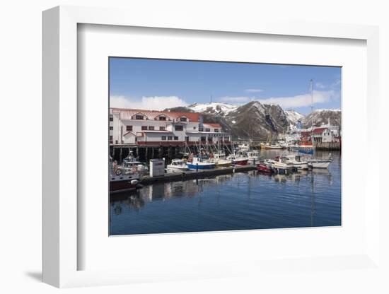 Brygge, Honningsvag, Finnmark, Norway, Scandinavia, Europe-Rolf Richardson-Framed Photographic Print