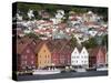 Bryggen, UNESCO World Heritage Site, Bergen, Hordaland, Norway, Scandinavia, Europe-Marco Cristofori-Stretched Canvas