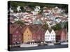Bryggen, UNESCO World Heritage Site, Bergen, Hordaland, Norway, Scandinavia, Europe-Marco Cristofori-Stretched Canvas