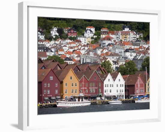 Bryggen, UNESCO World Heritage Site, Bergen, Hordaland, Norway, Scandinavia, Europe-Marco Cristofori-Framed Photographic Print